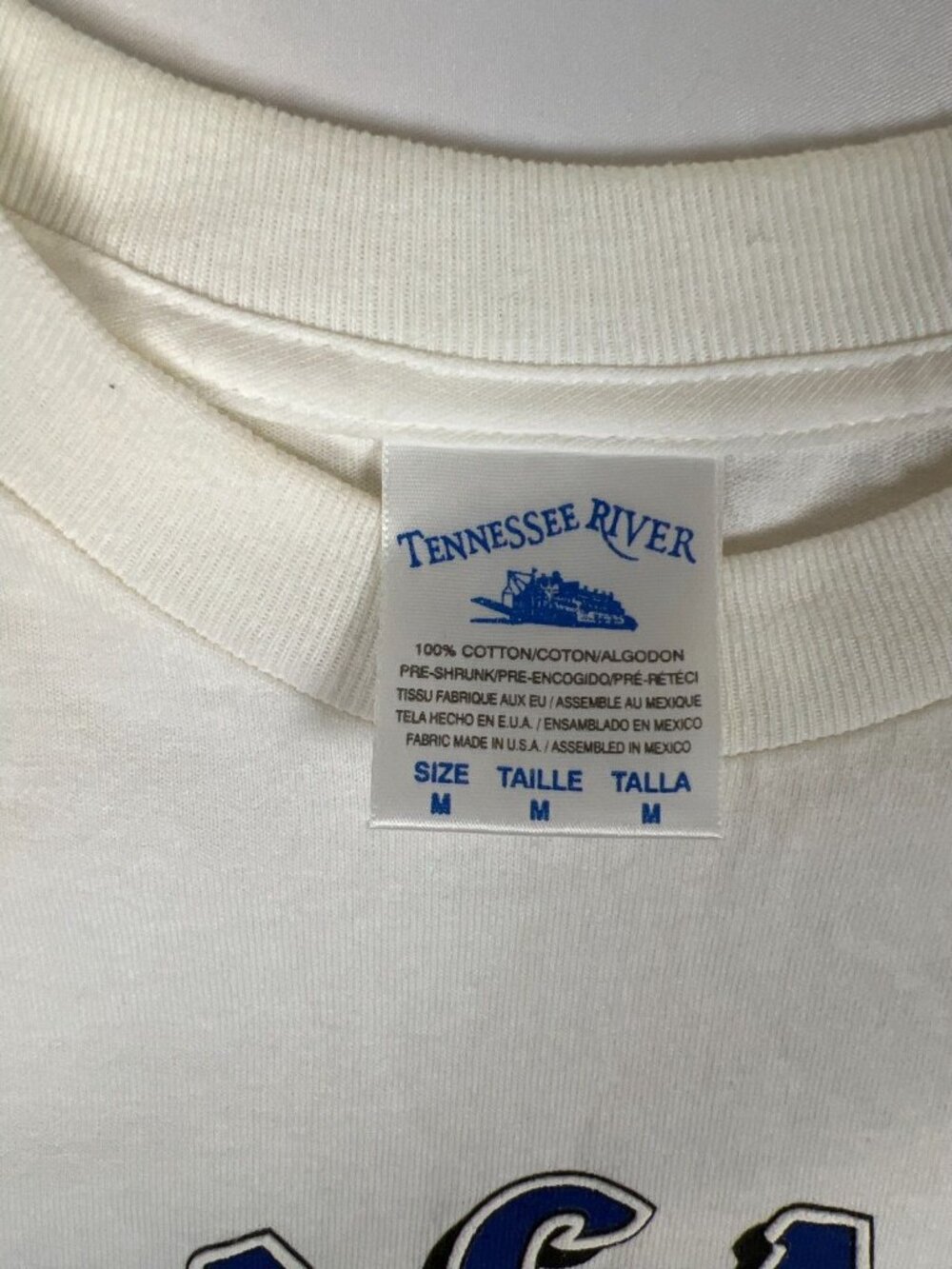 Vintage Tennessee River Niagara Falls Graphic T-Shirt Men Medium White USA - Picture 4 of 7